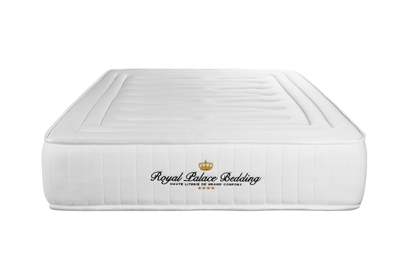 Ensemble Matelas Sommier 90x190 cm - Sommier Noir (en kit) - Nottingham
