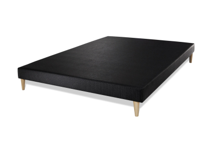 Pack lit complet 180x200 cm - Matelas + 2 Sommiers noirs + 2 oreillers + Couette - George V