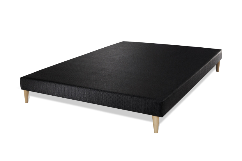 Pack lit complet 180x200 cm - Matelas + 2 Sommiers noirs + 2 oreillers + Couette - George V