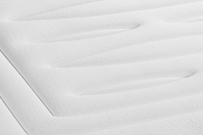 Ensemble Matelas Sommier 90x200 cm - Sommier Blanc (déjà monté) - Nottingham