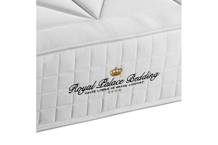 Ensemble Matelas Sommier 160x200 cm - Sommier Gris (déjà monté) - Windsor