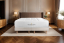 Ensemble Matelas Sommier 200x200 cm - 2 Sommiers Beige Clair (déjà monté) - Windsor