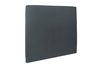 Tête de lit 160 cm Tapissée - Tissu Velours Gris Anthracite