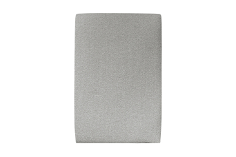 Tête de lit 90 cm Tapissée - Tissu Bouclette Gris