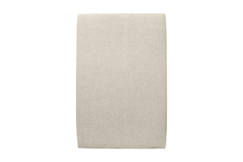 Tête de lit 90 cm Tapissée - Tissu Toile Natté Beige Clair