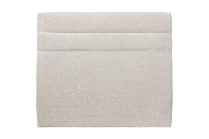 Tête de lit 180 cm Lignes - Tissu Toile Natté Beige Clair