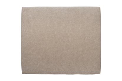 Tête de lit 200 cm Tapissée - Tissu Toile Natté Beige Brun