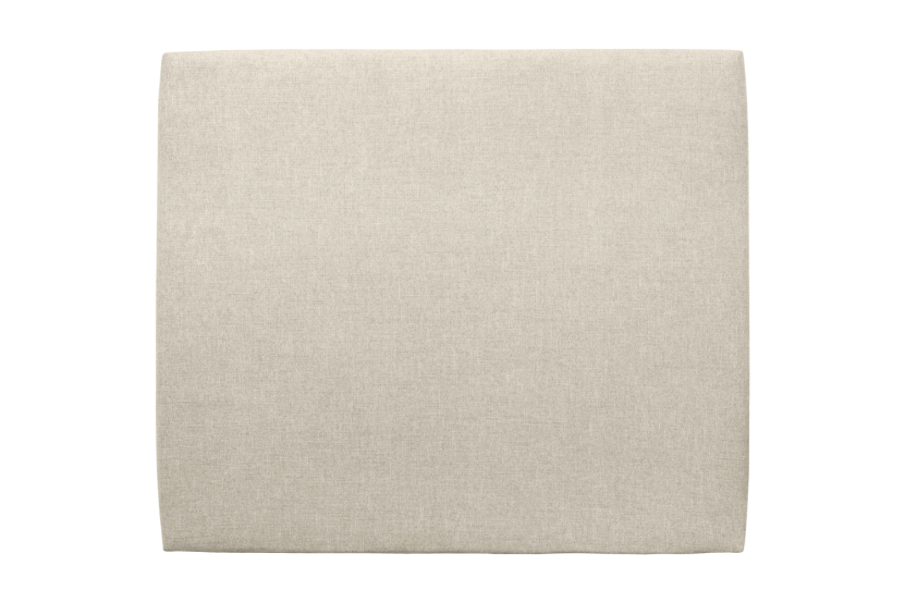 Tête de lit 200 cm Tapissée - Tissu Toile Natté Beige Clair