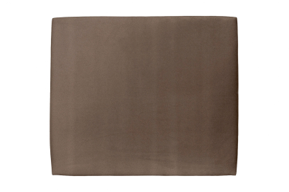 Tête de lit 140 cm Tapissée - Tissu Velours Taupe