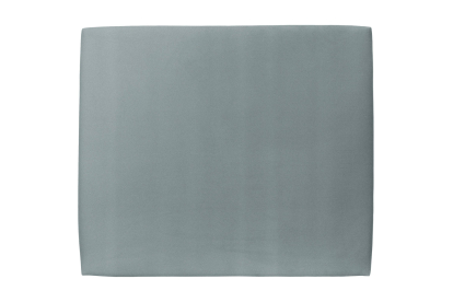Tête de lit 160 cm Tapissée - Tissu Velours Gris Bleute