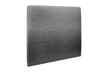 Lit coffre 160x200 cm avec Tête de lit tapissée - Tissu Toile natté Gris Anthracite