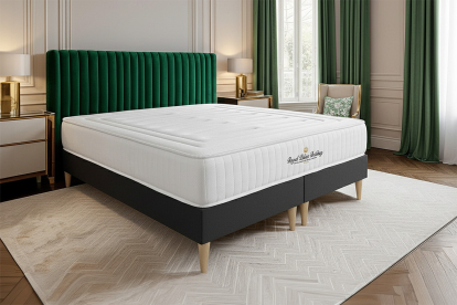 Matelas 200x200 cm Ressorts ensachés et Mémoire de forme - Lancaster