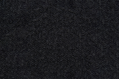 Tête de lit 135 cm Lignes - Tissu Bouclette Noir