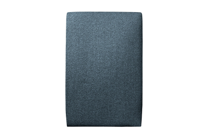 Tête de lit 90 cm Tapissée - Tissu Bouclette Bleu
