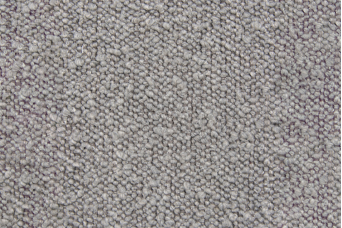 Lit 140x200 cm - Sommier à lattes H29 cm + tête de lit capitonnée - Tissu Bouclette Gris