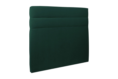 Tête de lit 150 cm Lignes - Tissu Velours Vert