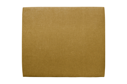 Tête de lit 200 cm Tapissée - Tissu Toile Natté Jaune