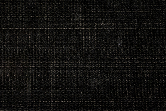Lit 90x190 cm - Sommier à lattes H29 cm + tête de lit capitonnée - Tissu Toile natté Noir