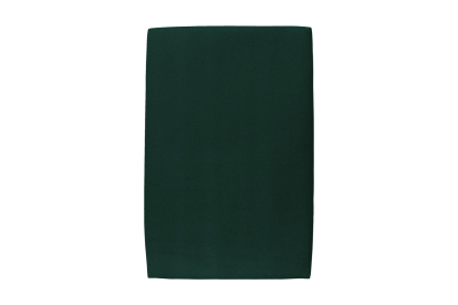 Lit 90x190 cm - Sommier à lattes H29 cm + tête de lit tapissée - Tissu Velours Vert