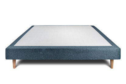 Sommier Tapissier 140x200 cm - H29 cm - Bouclette - Bleu