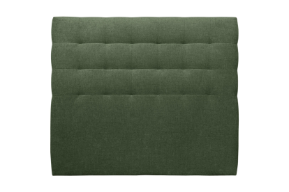 Tête de lit 160 cm Capitonnée - Tissu Toile Natté Vert Kaki