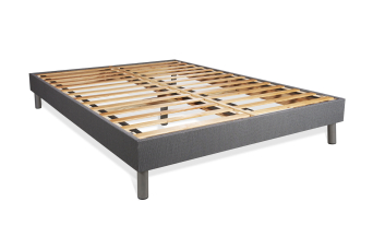 Sommier Tapissier à Lattes 140x190 cm - En kit à monter soi-même