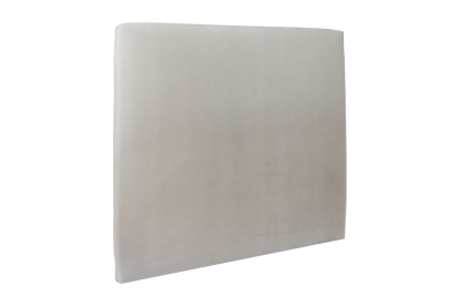 Lit coffre 160x200 cm avec Tête de lit tapissée - Tissu Velours Gris Clair