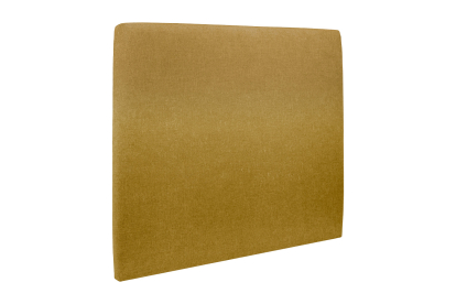 Tête de lit 150 cm Tapissée - Tissu Toile Natté Jaune