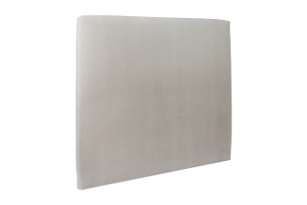 Tête de lit 180 cm Tapissée - Tissu Velours Gris Clair