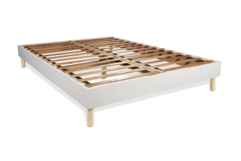 Sommier Tapissier à Lattes 200x200 cm - En kit à monter soi-même