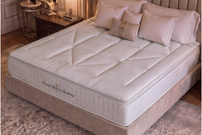 Matelas 200x200 cm Ressorts ensachés et Mémoire de forme - George V