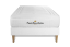 Ensemble Matelas Sommier 90x190 cm - Sommier Blanc (déjà monté) - Nottingham