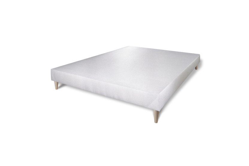 Ensemble Matelas Sommier 160x200 cm - Sommier Blanc (déjà monté) - George V