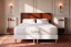 Ensemble Matelas Sommier 180x200 cm - 2 Sommiers Blanc - Lancaster