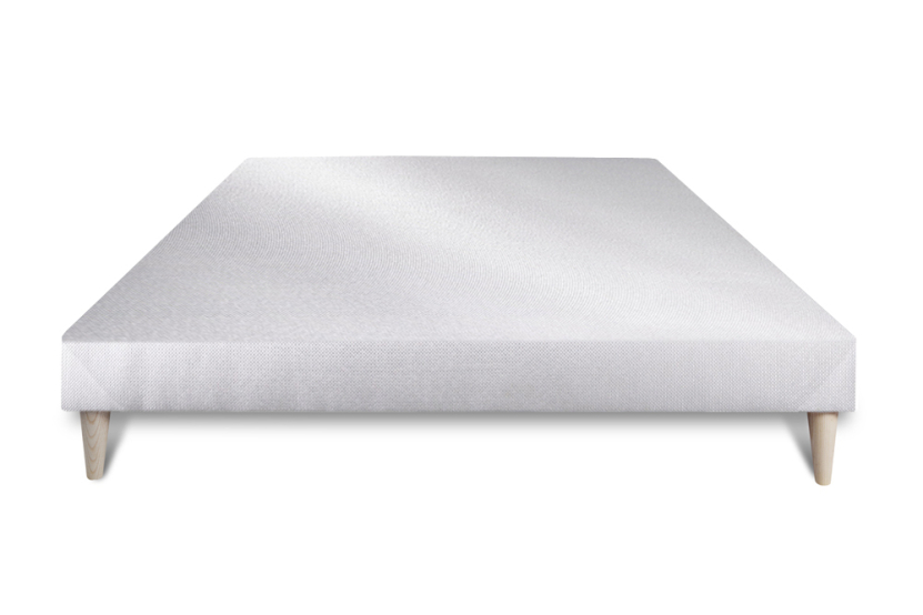 Ensemble Matelas Sommier 140x190 cm - Sommier Blanc (déjà monté) - Lancaster