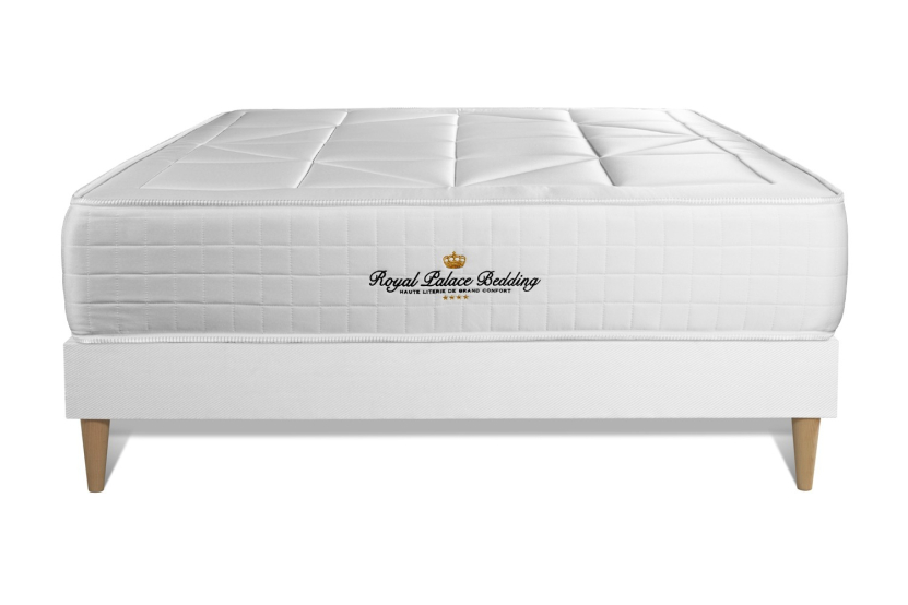 Ensemble Matelas Sommier 120x200 cm - Sommier Blanc (en kit) - Windsor