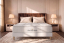 Ensemble Matelas Sommier 160x200 cm - Sommier Blanc (déjà monté) - George V