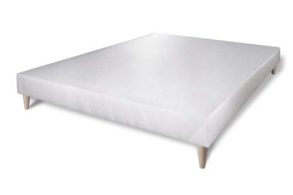 Ensemble Matelas Sommier 140x200 cm - Sommier Blanc (déjà monté) - Balmoral