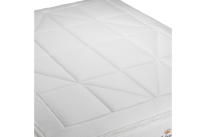 Pack lit complet 140x190 cm - Matelas + Sommier Noir + 2 oreillers + Couette - George V
