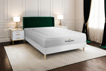 Matelas 160x195 cm Ressorts ensachés et Mémoire de forme - Lancaster