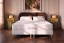 Ensemble Matelas Sommier 200x200 cm - 2 Sommiers Blanc - Nottingham